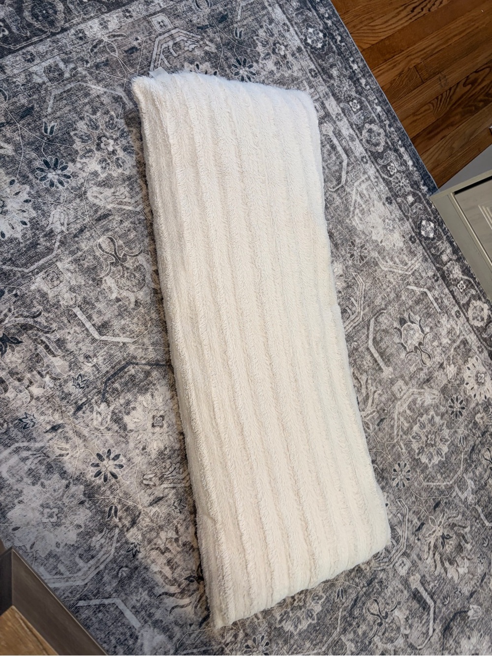 Huntington Home white Ribbed Body Pillow
